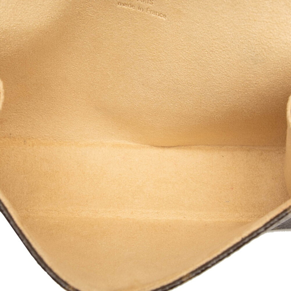 LOUIS VUITTON Authentic Brown Monogram Leather Pochette Hobo Bag - Picture 4 of 7